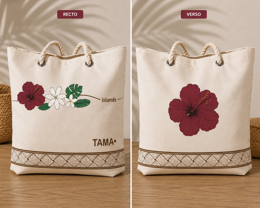 TAMA• Burgundy Tote